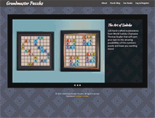 Tablet Screenshot of gmpuzzles.com